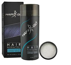 HAIR GO Capelli sfusi di alta qualità per infoltire i capelli, in polvere per capelli, riempitivo per capelli, 100% naturale e vegano, confezione da 1 (1 x 25 gr.) (bianco)
