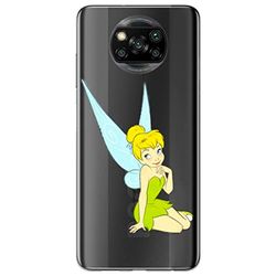 ERT GROUP mobiltelefonfodral för Xiaomi POCOPHONE X3 originalt och officiellt licensierat Disney mönster Tinker Bell 005 optimalt anpassad till formen på mobiltelefonen, gedeeltelijk transparant