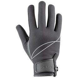 uvex Crx700 - Gants d’équitation Élastiques pour Hommes et Femmes - Durable - Excellente Adhérence - Black - 6,5