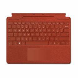 MICROSOFT Microsoft Surface Pro Signature Keyboard rosso Microsoft Cover port QWERTY spagnolo