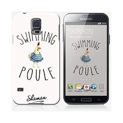 Skinkin Cover Samsung Galaxy S5 Design Originale: Swimming Gallina per Shaman