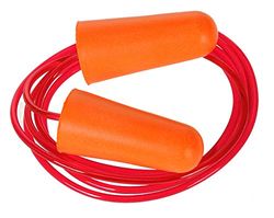 Portwest Corded PU Foam Ear Plug (200) - Color: Orange
