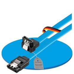 Sonero® cable de datos SATA III 6Gb/s, 0,30 m, en ángulo, azul