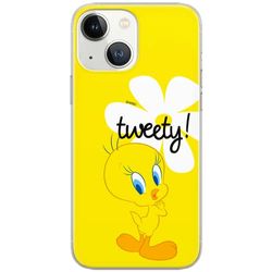 ERT GROUP mobiltelefonfodral för Apple Iphone 5/5S/SE originalt och officiellt licensierat Looney Tunes mönster Tweety 005 Vit anpassad till formen på mobiltelefonen, fodral tillverkad av TPU-plast