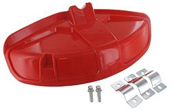 UNIVERSEL - Carter protettivo in resina per decespugliatore - Carter di protezione universale con inserti di riduzione + tagliafili