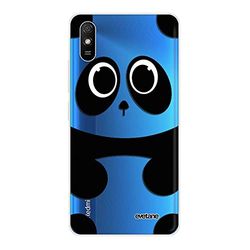 Evetane - Beschermhoes van siliconen voor Xiaomi Redmi 9A – rondom bescherming 360, dun en transparant – beschermhoes voor en achter – hoge weerstand – panda