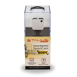 TALIUS SPORTCAM Body 1080P CÁMARA Deportiva WiFi Blanca