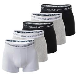 GANT Herr Trunk 5-pack, Ljusgrå melange, L