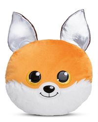 Kudde GLUBSCHIS Räv Runizzi 32x32cm orange - Fluffig mjuk gosekudde för pojkar, flickor, spädbarn och alla som älskar gosiga leksaker: perfekt för hemmet, dagis eller på språng