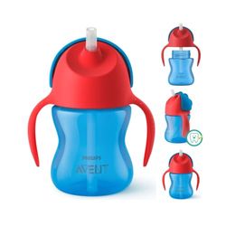 Philips AVENT SCF796/01 200 ml Copo para bebés Sippy Cups (copo para bebés, 9 meses (meses), azul, vermelho, Indonésia, 200 ml, 1 peça(s))