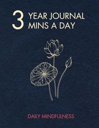 3 Year Journal: The 3-Minute Notebook, Matt Cover, 8.5"×11", Daily Mindfulness Version