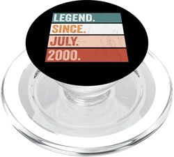 Legend Since July 2000 Happy Birthday Celebration PopSockets PopGrip for MagSafe