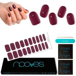 NOOVES Strisce per Unghie in Gel Semipolimerizzato | Midnight Rain | Strisce per unghie in gel semi-durato| Adesivi per unghie semi-permanenti in gel| Gel Nail stickers| Unghie in gel …