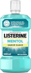 Listerine - Enjuague Bucal Mentol Sabor Suave, 500 ml