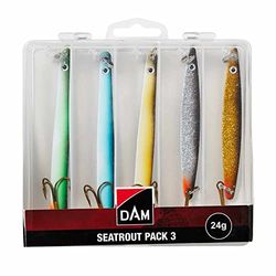 Ron Thompson Seatrout Spoon Box – 5 appâts pour Truite de mer, Poids : 24 g