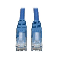 Eaton Cat6 Gigabit Snagless Molded UTP Patch Ethernet, cavo RJ45 maschio-maschio, blu, 5 piedi / 1,5 metri (N201-005-BL)