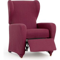 ECOMMERC3 Universal and Versatile Relax Armchair Cover – Bordeaux Protective Easy to Install Armchair Cover for Back, Seat and Arms