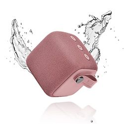 Fresh 'n Rebel Speaker ROCKBOX BOLD S Dusty Pink |Altoparlante Bluetooth Waterproof Ipx7, 12 Ore Autonomia, Resistente all'Acqua - Vivavoce, Rosa