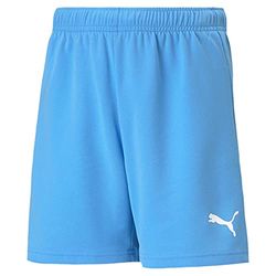 PUMA Teamrise Short Jr - Short - Sport - Mixte bébé - Bleu (Team Light Blue) - 11-12 Ans