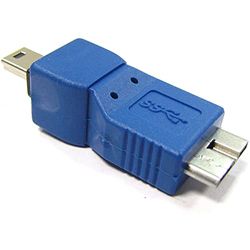 Cablematic - Adaptateur USB 3.0 vers USB 2.0 (mini USB Micro USB à B B Macho Macho)