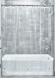 iDesign - Rivestimento per doccia, in vinile, 182,9 x 213,4 cm (larghezza x lunghezza), confezione da 1