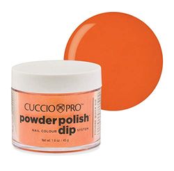 Cuccio Vernis à ongles en poudre acrylique Système de trempage 45 g Orange carotte