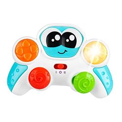Chicco Baby Controller, Giocattolo Parlante e Interattivo, Controller Elettronico Educativo, 2 Tasti per Attivare Effetti di Luce, 2 Levette, Gioco con Luci e Suoni, Giochi 6 Mesi - 3 Anni