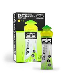 Science in Sport GO Energy Gel + Electrolyte Gel 6x60ml Menta limón, Vegano - Ideal para aumentar la energía y equilibrar los electrolitos