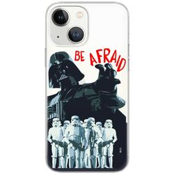 Ert Group Funda para teléfono móvil de para iPhone 13 Mini Original y con Licencia Oficial de Star Wars con diseño Darth Vader 018 Adaptada a la Forma del teléfono móvil, parcialmente Transparente