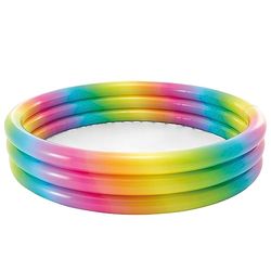 Intex- Piscina Geometria, Multicolore, 147x33 cm, 58439