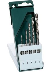 Bosch Accessories 2609255127 Jeu de 5 forets à métaux HSS-G à queue 6 pans