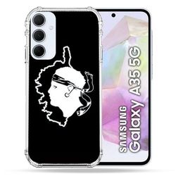 Förstärkt fodral för Samsung Galaxy A35 5G Travel Corsica svart