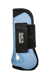 HKM Protège-boulets 91996491.0643 par et Guêtre, Lot de 4, Genua, Babyblau/Noir