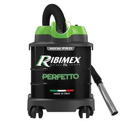 Ribimex Perfetto PRCEN020, perfekt askdammsugare, plast och metall, svart/grön, 20 l silenzioso
