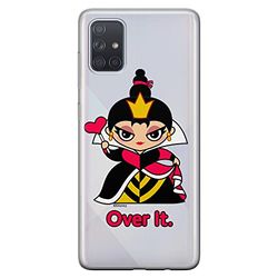 ERT GROUP mobiltelefonfodral för Samsung A71 originalt och officiellt licensierat Disney mönster Queen of Hearts 001 optimalt anpassad till formen på mobiltelefonen, gedeeltelijk transparant