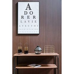 INTEMPORA LES IDEES DECO SONT LA! Console, Legno Metallo, Marrone, 110X30X77.5CM
