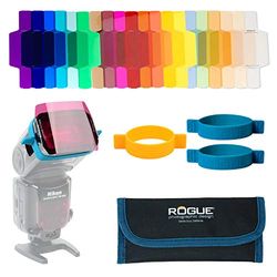 ExpoImaging ROGUEGELS-U Gelatine per Flash Kit di Filtri Combo, Multicolore