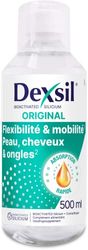 Dexsil Original Silicium Organique Solution Buvable Complément Alimentaire à Base d'Ortie/Silicium pour Souplesse/Peau/Cheveux/Ongles, 500 ml