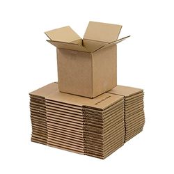 SmithPackaging Double Wall Cardboard Shipping Boxes 152x152x152mm (6x6x6") Pack of 20 Cartons