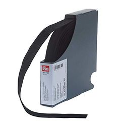 Prym Nastro sbieco Elastico, Colore: Nero, 100% CO, 20 mm Falzung: 40/20 mm | 25 m