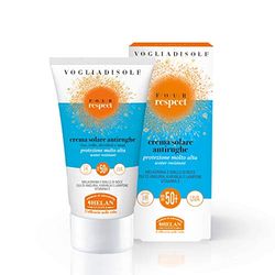Helan, Fotoprotettore Viso per Uso Quotidiano Waterproof, Crema Solare 50+ Antirughe Fluida e Leggera, Valida come Step Skincare Antimacchia con Protezione Solare Alta UVB/UVA e Vitamina E, 50 ml