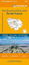 Ile-de-France - Michelin Regional Map 514: Straßen- und Tourismuskarte 1:200.000 (Michelin Maps, 514)