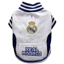Real Madrid CF Veste pour Chien, Taille XXS, Produit Officiel (CyP Brands)