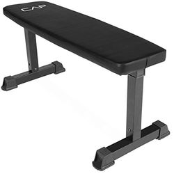 Cap Barbell Platte halterbank, zwart