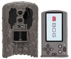 BOG Blood Moon Caméra de jeu infrarouge 22 MP avec écran de visualisation amovible, marquage d'image à faible luminosité, fixation d'arbre à cliquet et vidéo HD pour la chasse, le piégeage, la gestion