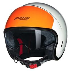 Nolan N21 Casque Unisexe, Perle/Orange, XL