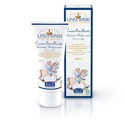 Helan Linea Bimbi – lugnande babylotion ansikte och kropp med E-vitamin, aloe vera-juice och bivax, fuktgivande och uppfriskande babykräm för delikat hud, babytillbehör för nyfödda, tillverkad i