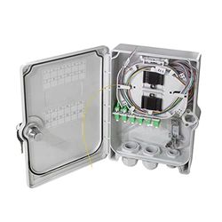 LogiLink FB124LC – FTTH/FTTB-anslutningshölje, 24 x LC/APC, fullt utrustad