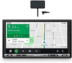 Sony XAV-AX3250ANT incl. DAB+ Antenna, Media Receiver, 7-Inch Touchscreen, CarPlay, Android Car, Weblink 2.0, DAB+, incl. Antenna, Bluetooth, A/V Input