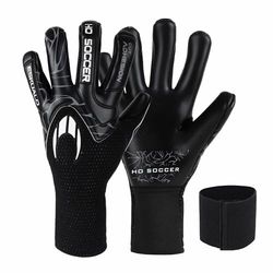 HO Soccer ESKUALO Blackout keepershandschoenen, uniseks, kinderen, zwart 6